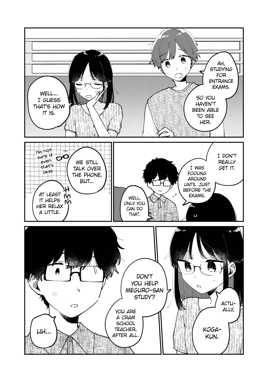 It's Not Meguro-san's First Time Chapter 73 page 9 - Chapter 73: What she needs by her side now