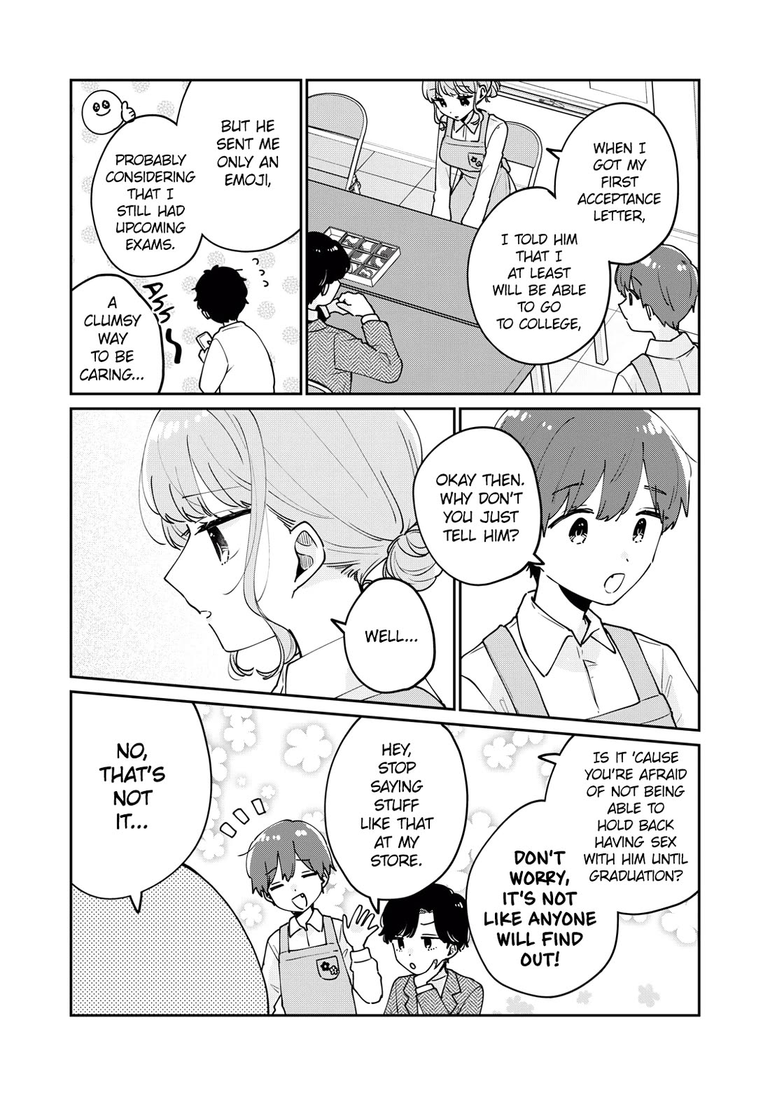 It's Not Meguro-san's First Time Chapter 77 page 10 - Chapter 77: Takes a lot of courage