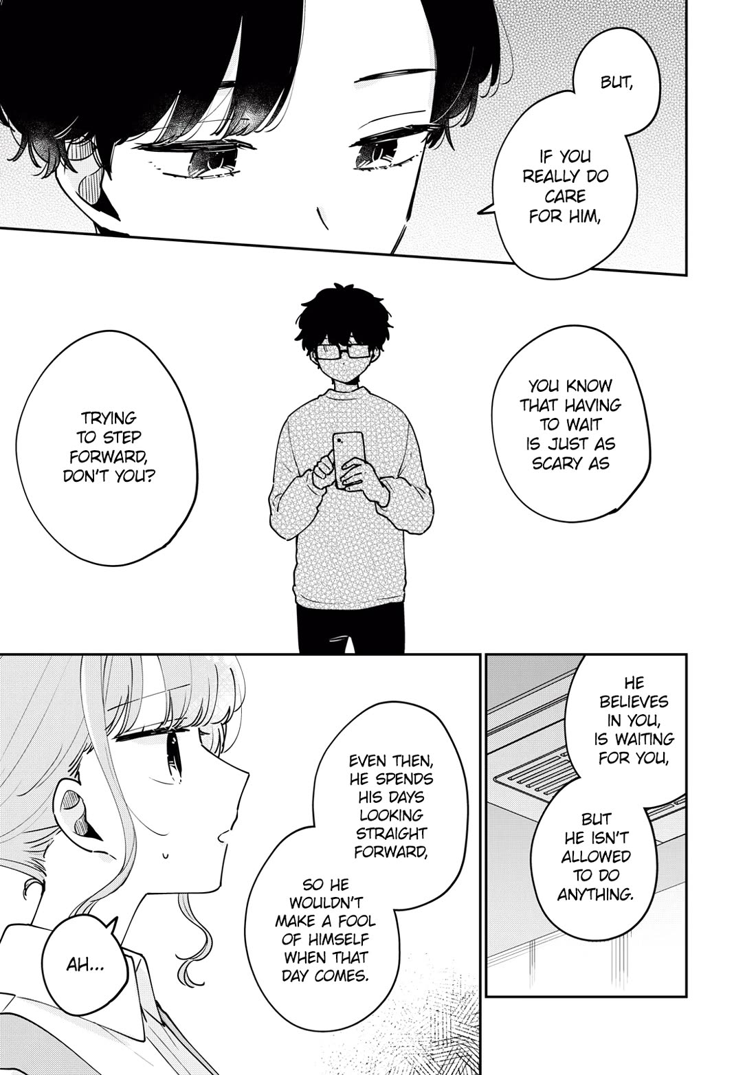 It's Not Meguro-san's First Time Chapter 77 page 14 - Chapter 77: Takes a lot of courage