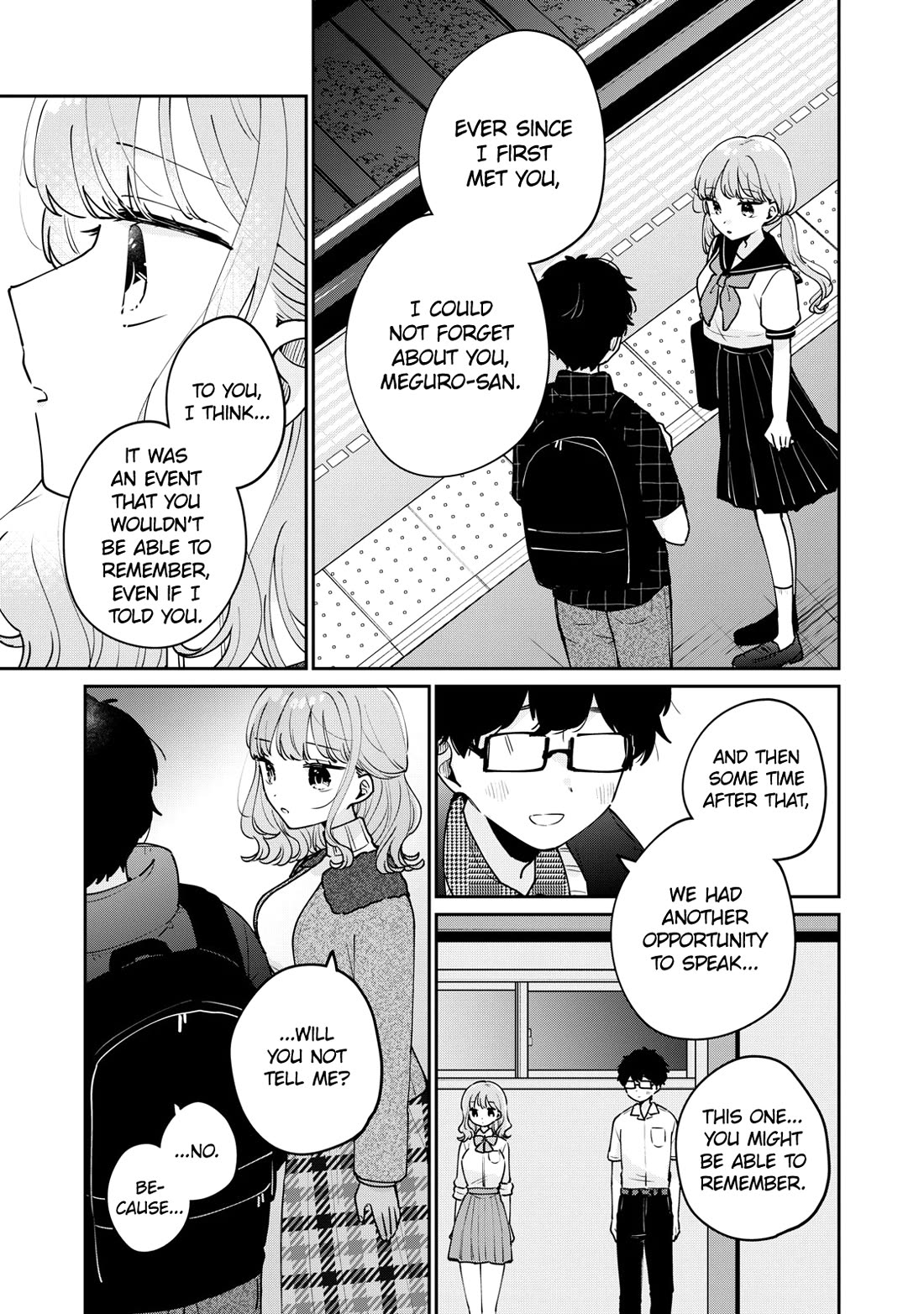 It's Not Meguro-san's First Time Chapter 78 page 6 - Chapter 78: Even that which we've forgotten about [END]