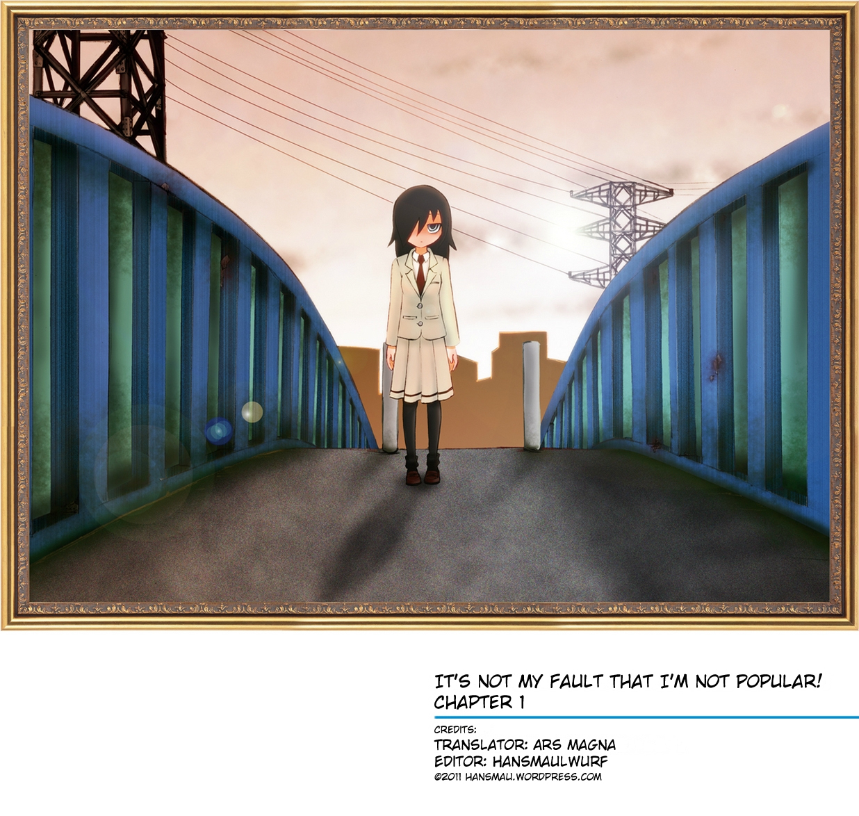 It's Not My Fault That I'm Not Popular! Chapter 1 page 17 - Chapter 1: Mourning 1
