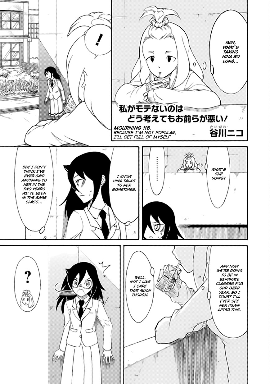 It's Not My Fault That I'm Not Popular! Chapter 118 page 1 - Chapter 118: Because I'm Not Popular, I'll Get Full Of Myself