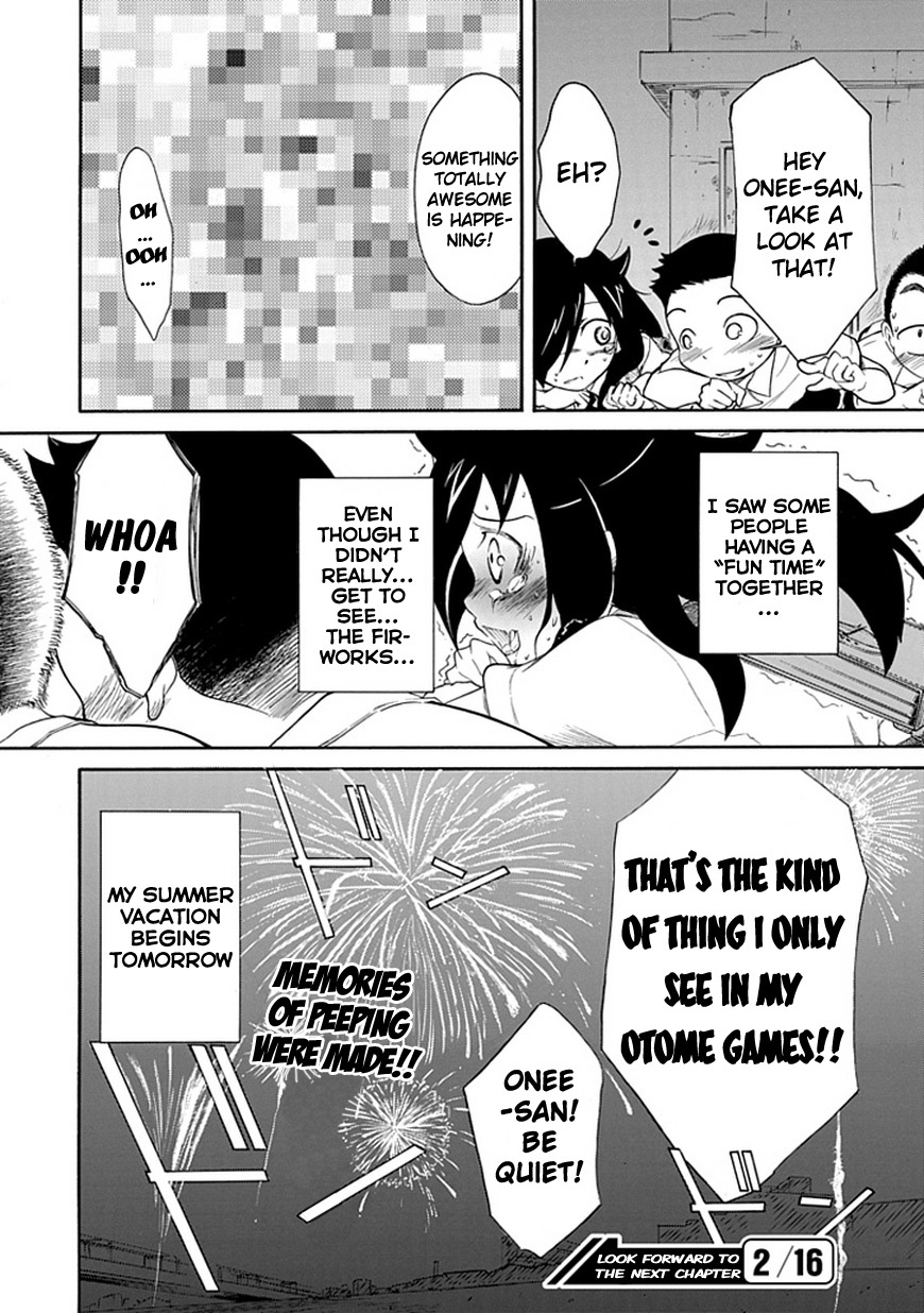 It's Not My Fault That I'm Not Popular! Chapter 12 page 14 - Chapter 12: Mourning 12: Because I'm Not Popular, I'll Go See Fireworks