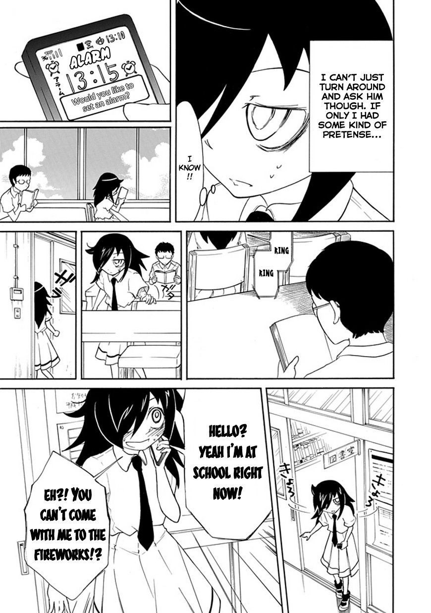 It's Not My Fault That I'm Not Popular! Chapter 12 page 5 - Chapter 12: Mourning 12: Because I'm Not Popular, I'll Go See Fireworks