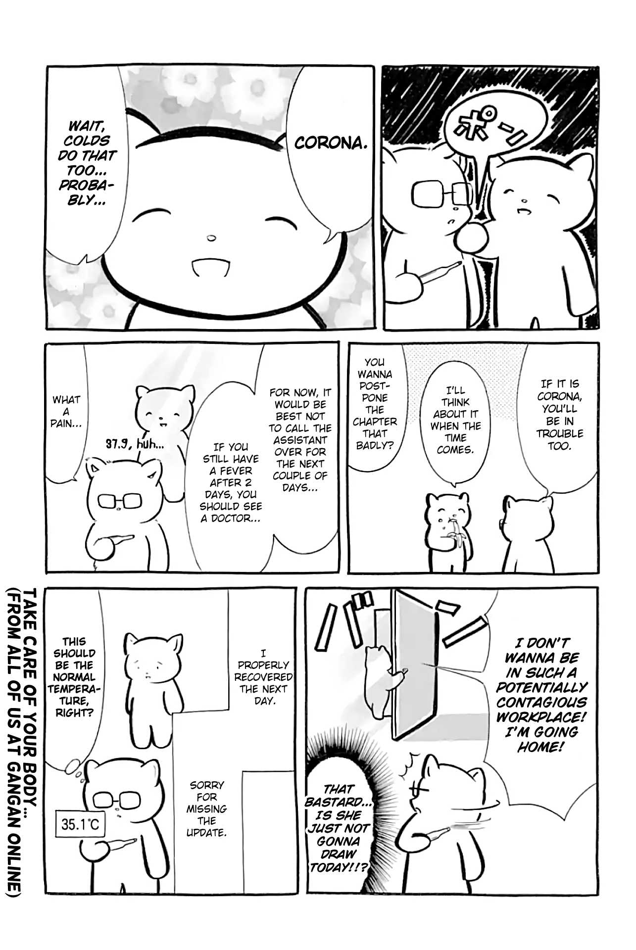 It's Not My Fault That I'm Not Popular! Chapter 174.5 page 4 - Chapter 174.5: Tanigawa Nico Catches a Cold ~With Many Apologies~