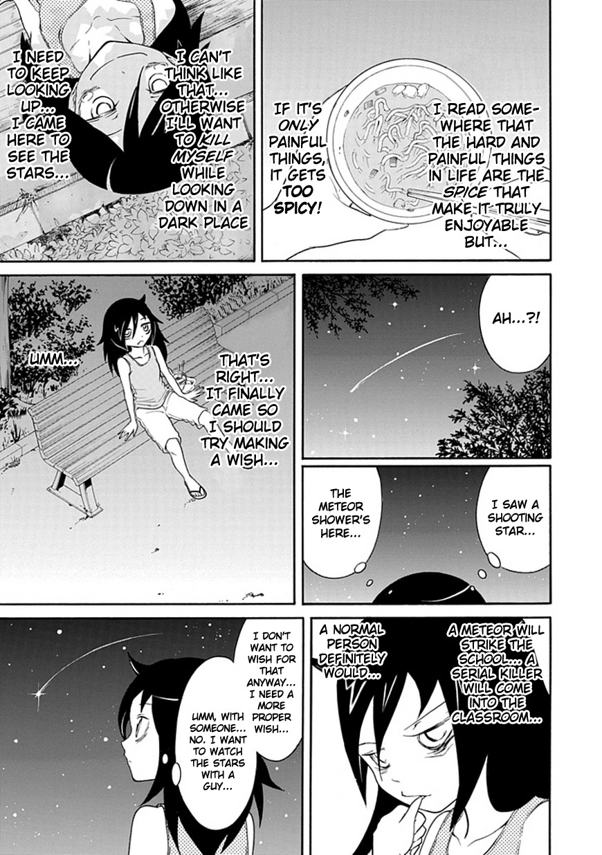 It's Not My Fault That I'm Not Popular! Chapter 18 page 5 - Chapter 18: Mourning 18: Because I'm Not Popular, Summer will End