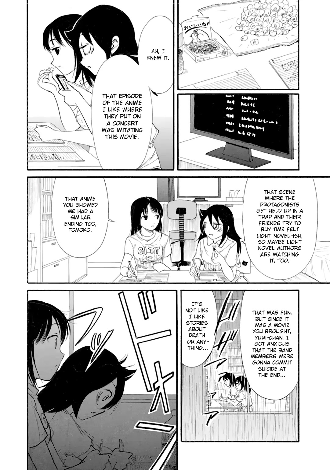 It's Not My Fault That I'm Not Popular! Chapter 183.2 page 10 - Chapter 183.2: Since I'm Not Popular, A Typhoon is Coming (Part 2)