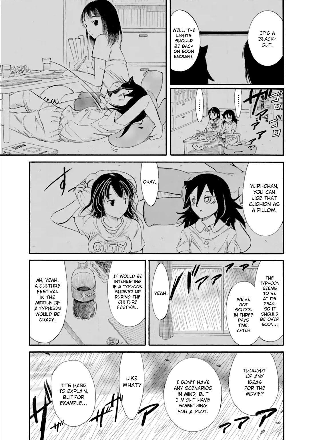 It's Not My Fault That I'm Not Popular! Chapter 183.2 page 11 - Chapter 183.2: Since I'm Not Popular, A Typhoon is Coming (Part 2)