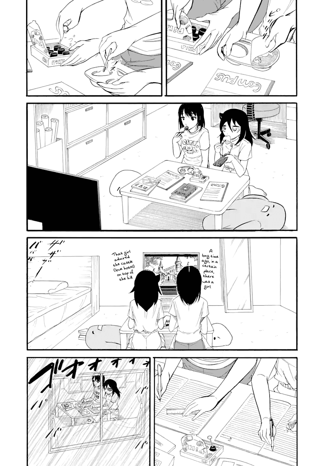 It's Not My Fault That I'm Not Popular! Chapter 183.2 page 4 - Chapter 183.2: Since I'm Not Popular, A Typhoon is Coming (Part 2)