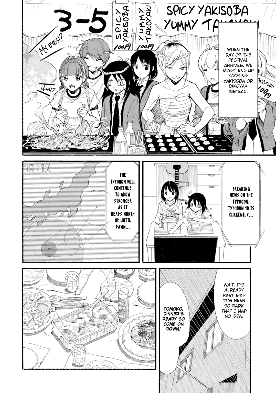 It's Not My Fault That I'm Not Popular! Chapter 183.2 page 6 - Chapter 183.2: Since I'm Not Popular, A Typhoon is Coming (Part 2)