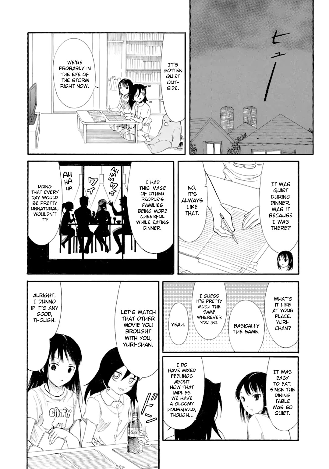 It's Not My Fault That I'm Not Popular! Chapter 183.2 page 8 - Chapter 183.2: Since I'm Not Popular, A Typhoon is Coming (Part 2)
