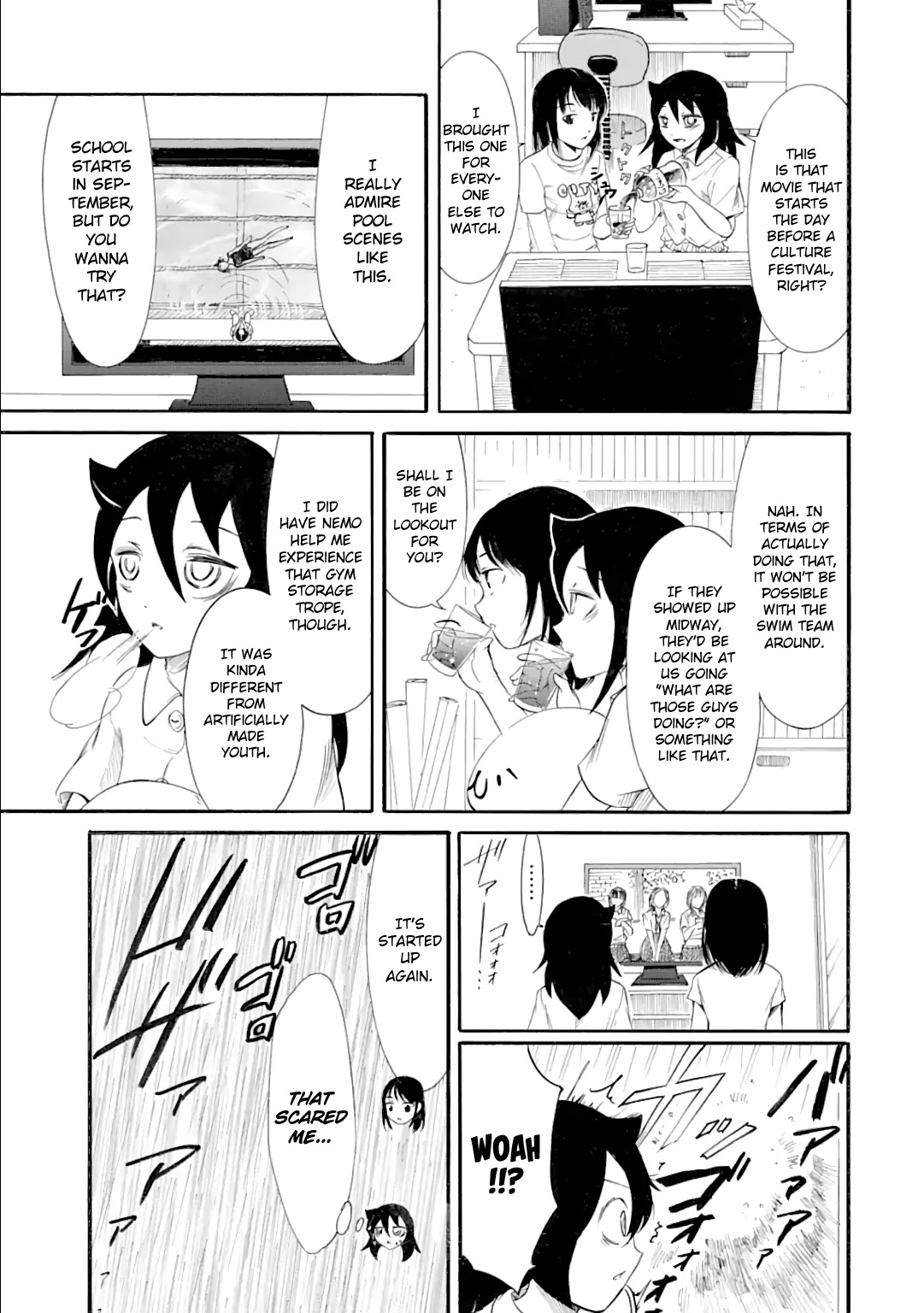 It's Not My Fault That I'm Not Popular! Chapter 183.2 page 9 - Chapter 183.2: Since I'm Not Popular, A Typhoon is Coming (Part 2)