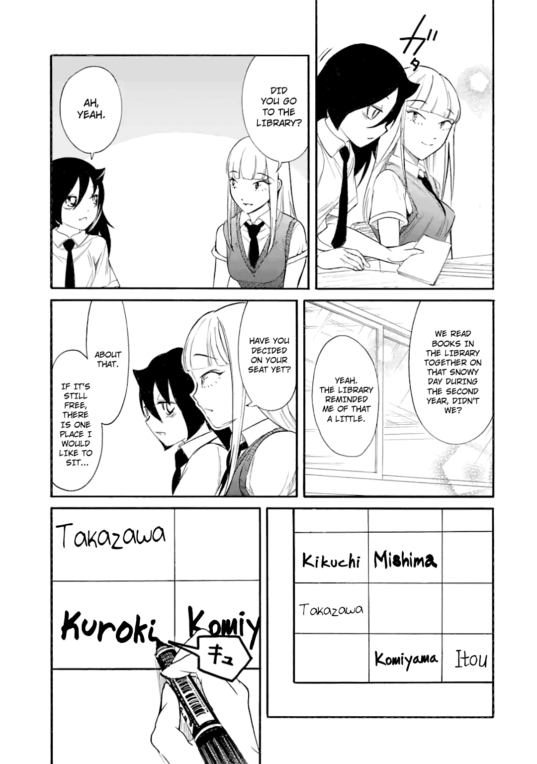 It's Not My Fault That I'm Not Popular! Chapter 185 page 9 - Chapter 185: Since I'm Not Popular, I'll Freely Choose My Own Seat