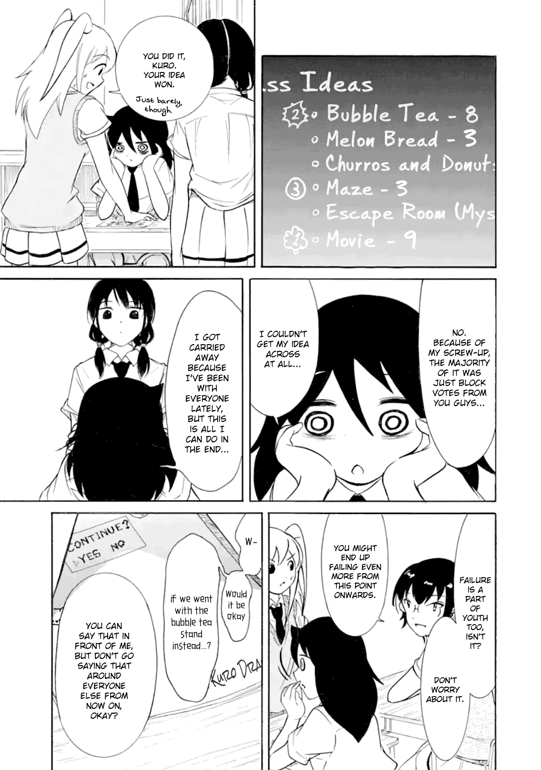 It's Not My Fault That I'm Not Popular! Chapter 186.2 page 12 - Chapter 186.2: Since I'm Not Popular, I'll Make a Presentation (Part 2)