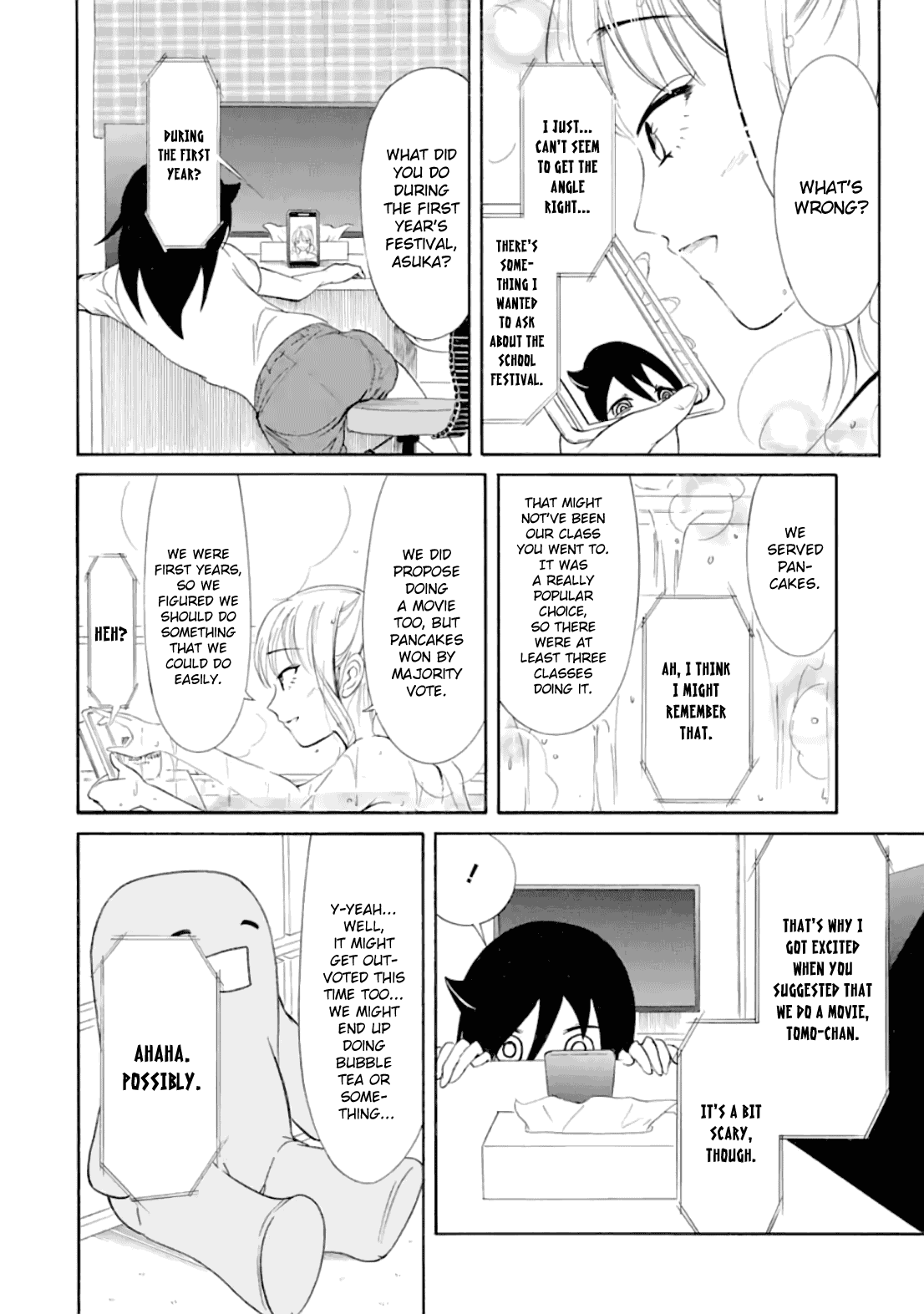 It's Not My Fault That I'm Not Popular! Chapter 186.2 page 7 - Chapter 186.2: Since I'm Not Popular, I'll Make a Presentation (Part 2)