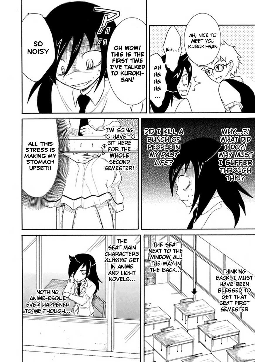 It's Not My Fault That I'm Not Popular! Chapter 19 page 3 - Chapter 19: Mourning 19: Because I'm Not Popular, Second Semester is Starting