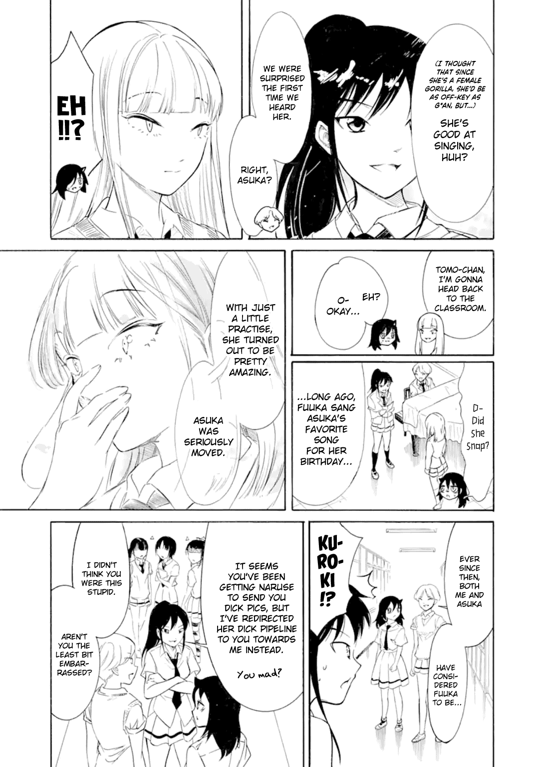 It's Not My Fault That I'm Not Popular! Chapter 192.2 page 9 - Chapter 192.2: Since I'm Not Popular, I'll Spend My Days Until the School Festival (Part 2)