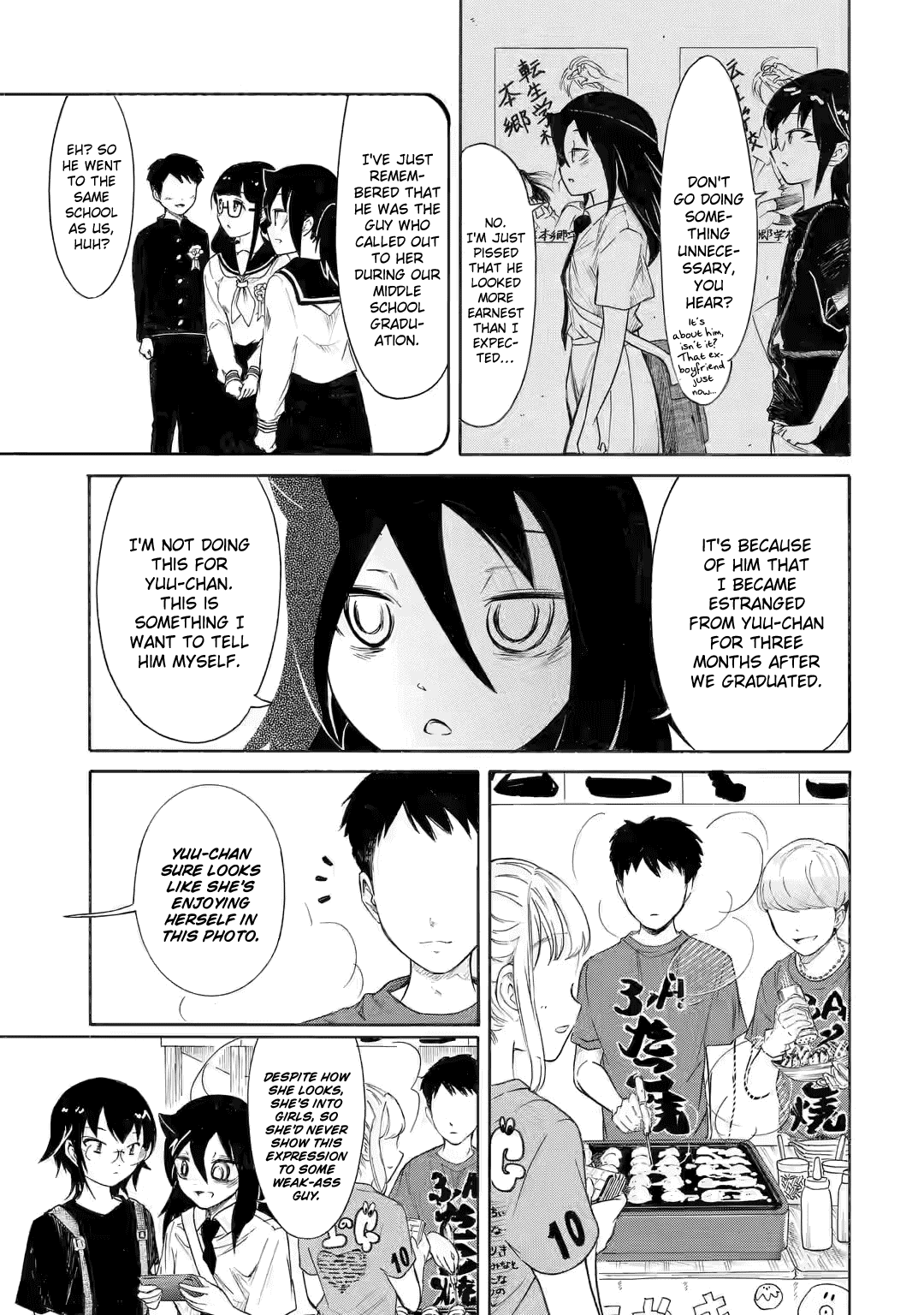 It's Not My Fault That I'm Not Popular! Chapter 198.2 page 13 - Chapter 198.2: Since I'm Not Popular, I'll Go To Yuu-chan's School (Part 2)
