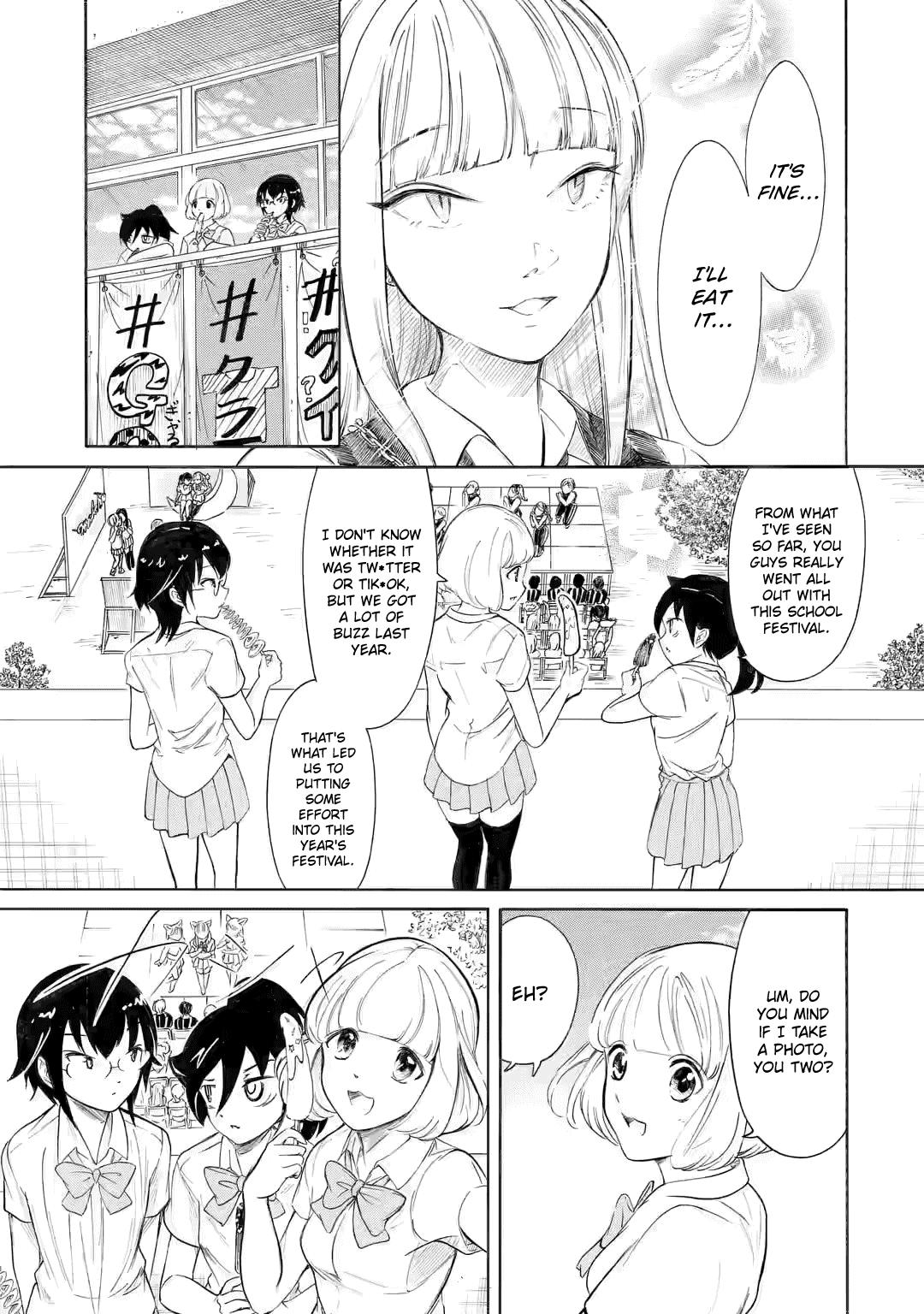 It's Not My Fault That I'm Not Popular! Chapter 198.2 page 7 - Chapter 198.2: Since I'm Not Popular, I'll Go To Yuu-chan's School (Part 2)