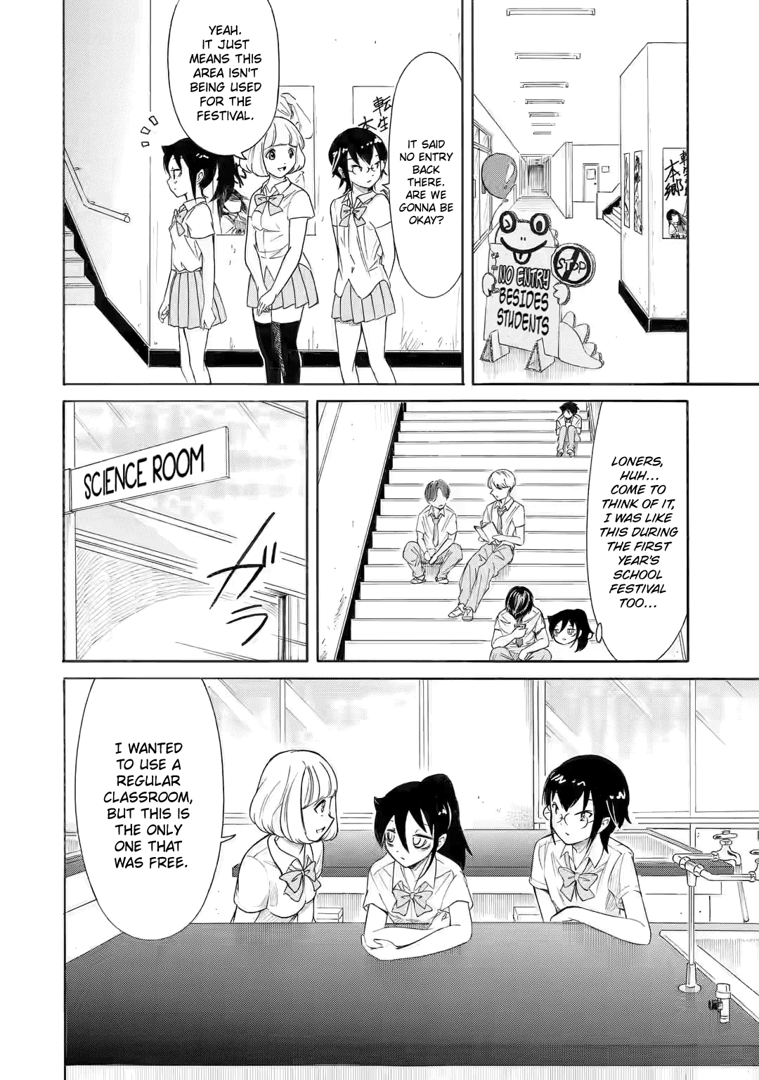 It's Not My Fault That I'm Not Popular! Chapter 198.2 page 8 - Chapter 198.2: Since I'm Not Popular, I'll Go To Yuu-chan's School (Part 2)