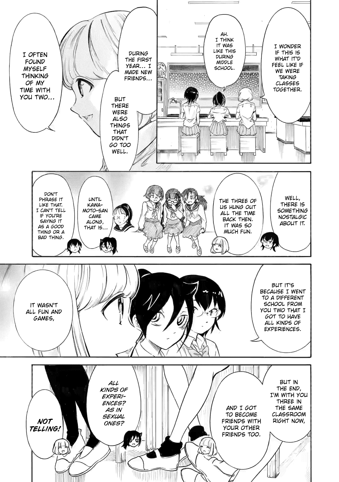It's Not My Fault That I'm Not Popular! Chapter 198.2 page 9 - Chapter 198.2: Since I'm Not Popular, I'll Go To Yuu-chan's School (Part 2)