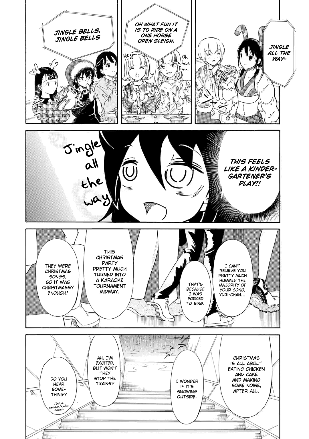 It's Not My Fault That I'm Not Popular! Chapter 199.5 page 12 - Chapter 199.5: Christmas Special