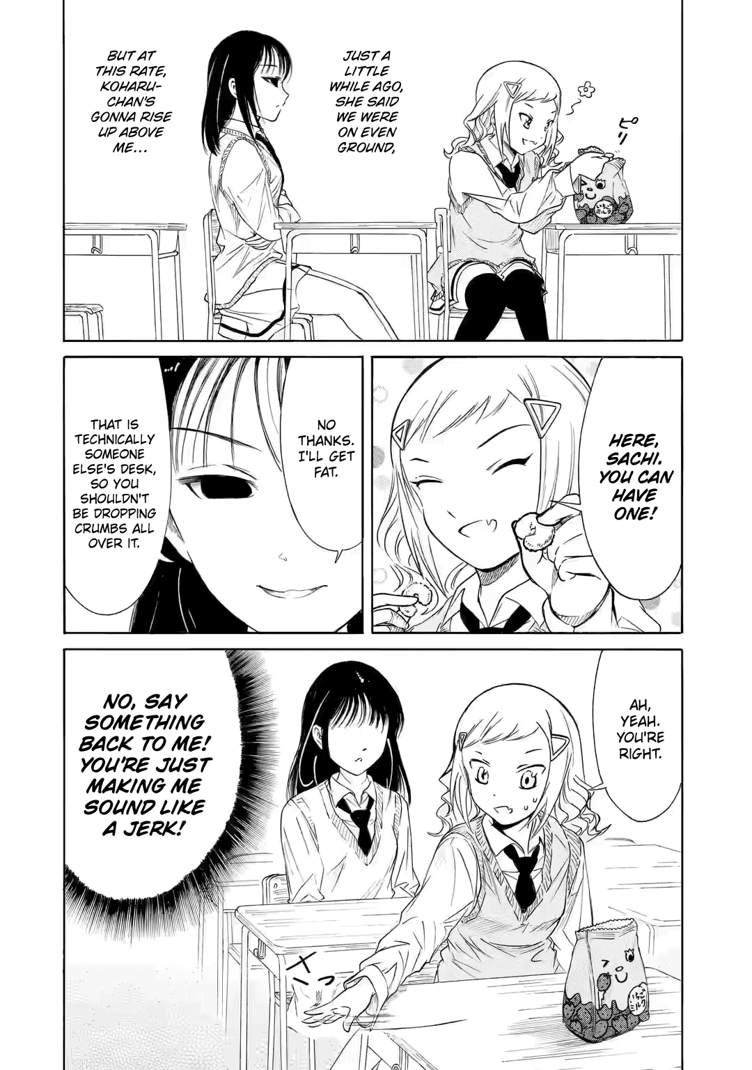 It's Not My Fault That I'm Not Popular! Chapter 200.2 page 4 - Chapter 200.2: Since I'm Not Popular and It's the 200th Chapter, We'll Have Stories About the Top 5 Best Pairings From the 10th Anniversary Polls (Part 2)