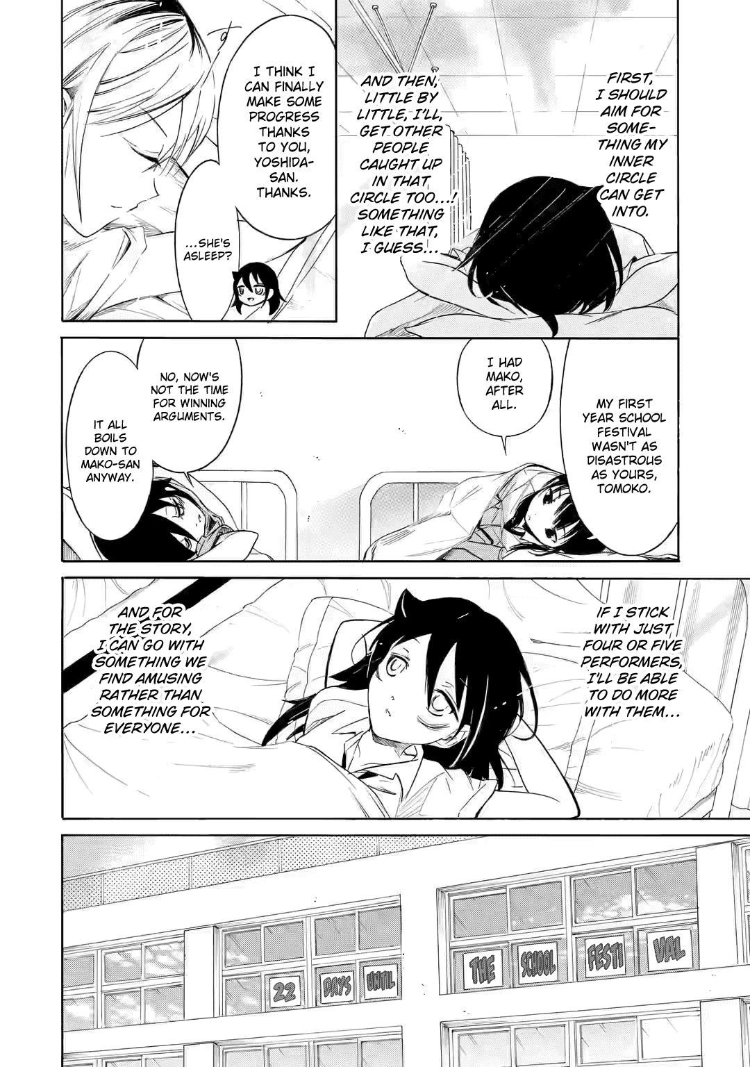 It's Not My Fault That I'm Not Popular! Chapter 201.2 page 10 - Chapter 201.2: Since I'm Not Popular, I'll Think In My Sleep (Part 2)