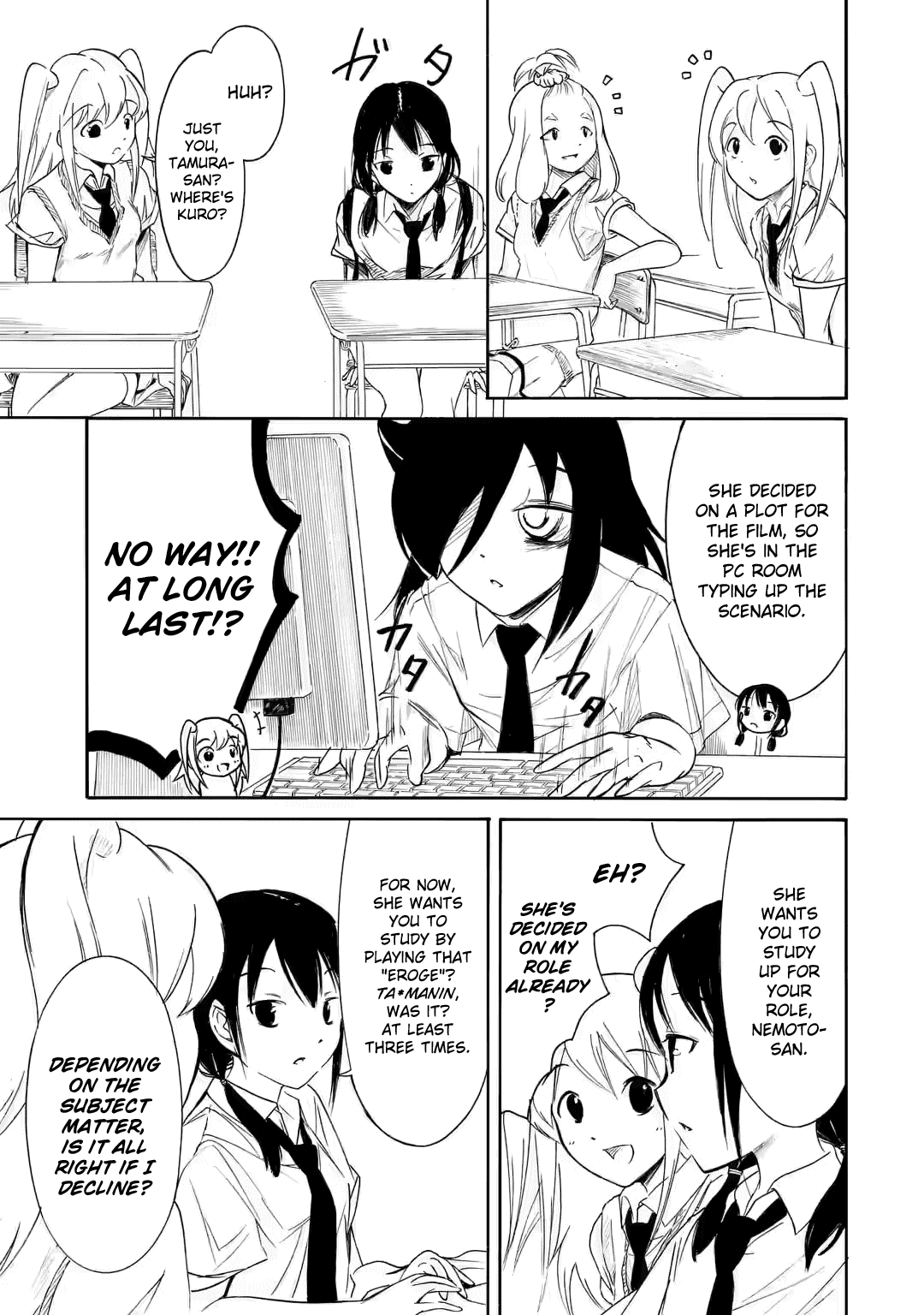 It's Not My Fault That I'm Not Popular! Chapter 201.2 page 11 - Chapter 201.2: Since I'm Not Popular, I'll Think In My Sleep (Part 2)