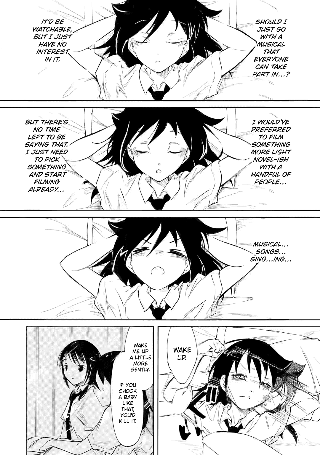 It's Not My Fault That I'm Not Popular! Chapter 201.2 page 4 - Chapter 201.2: Since I'm Not Popular, I'll Think In My Sleep (Part 2)