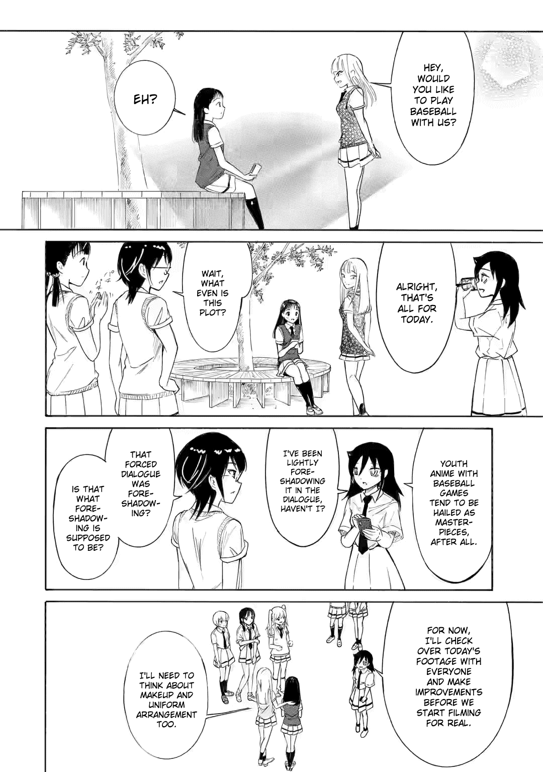 It's Not My Fault That I'm Not Popular! Chapter 202.2 page 10 - Chapter 202.2: Since I'm Not Popular, The Film Shooting Begins. (Part 2)