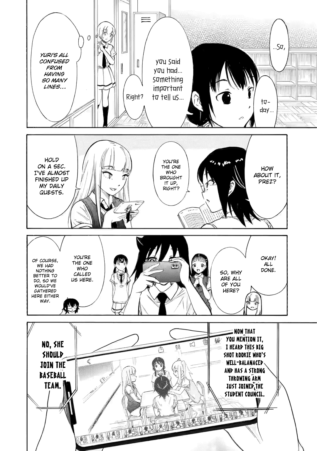 It's Not My Fault That I'm Not Popular! Chapter 202.2 page 4 - Chapter 202.2: Since I'm Not Popular, The Film Shooting Begins. (Part 2)