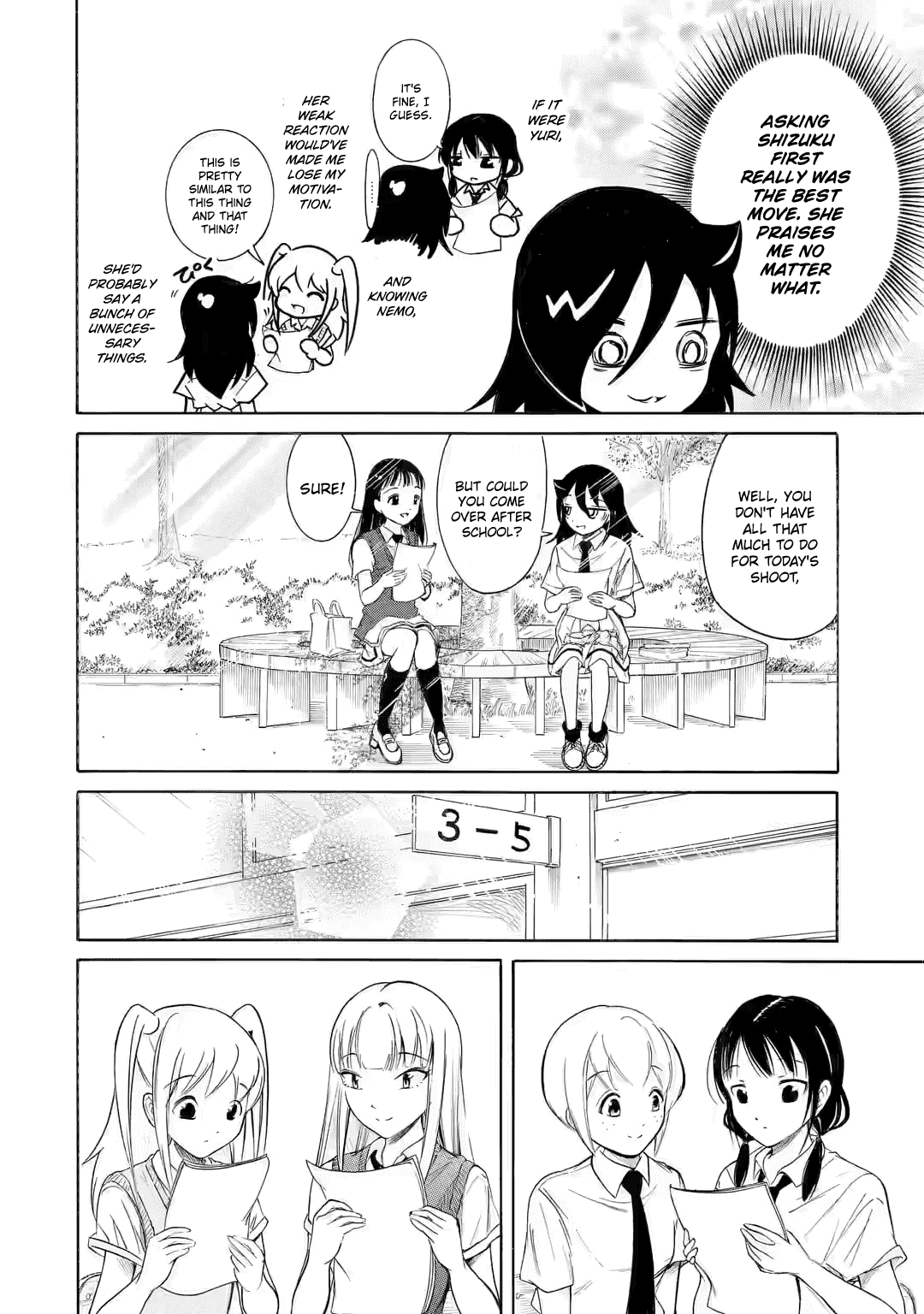 It's Not My Fault That I'm Not Popular! Chapter 202 page 6 - Chapter 202: Since I'm Not Popular, The Film Shooting Begins. (Part 1)