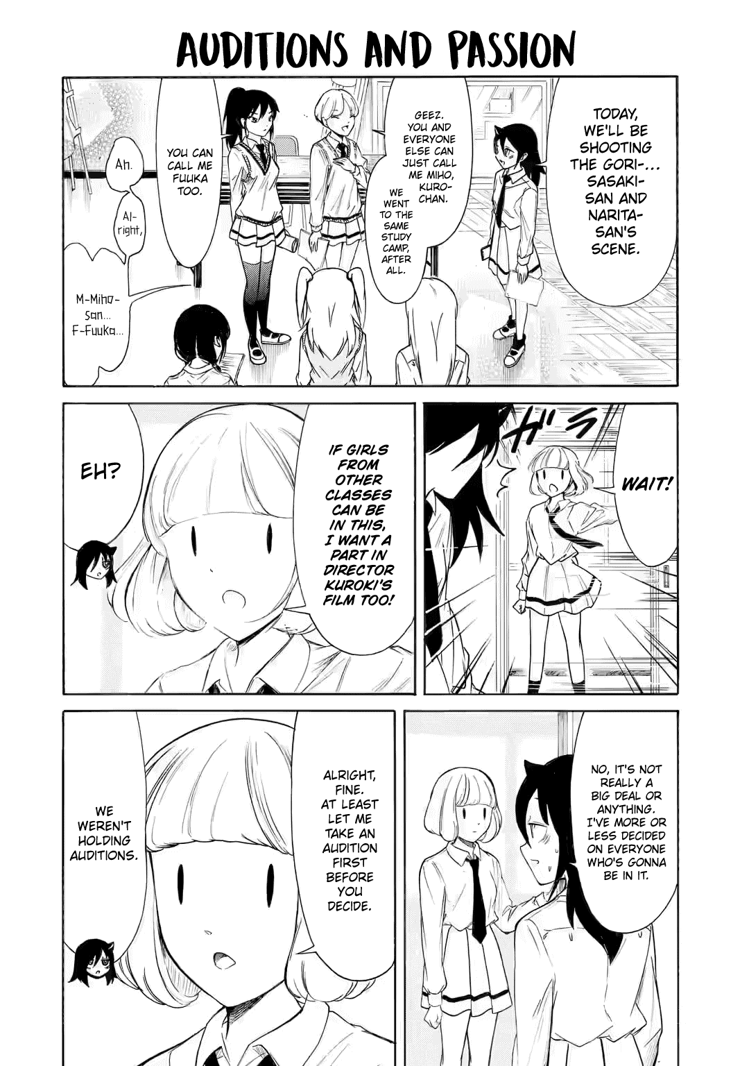It's Not My Fault That I'm Not Popular! Chapter 204.2 page 4 - Chapter 204.2: Since I'm Not Popular, It's Almost Time For the School Festival (Part 2)