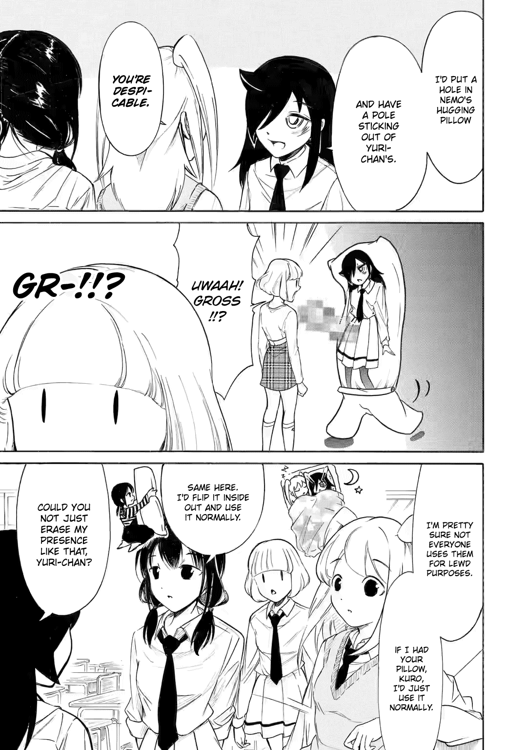 It's Not My Fault That I'm Not Popular! Chapter 205.5 page 5 - Chapter 205.5: Special: Watamote Hugging Pillow Promo