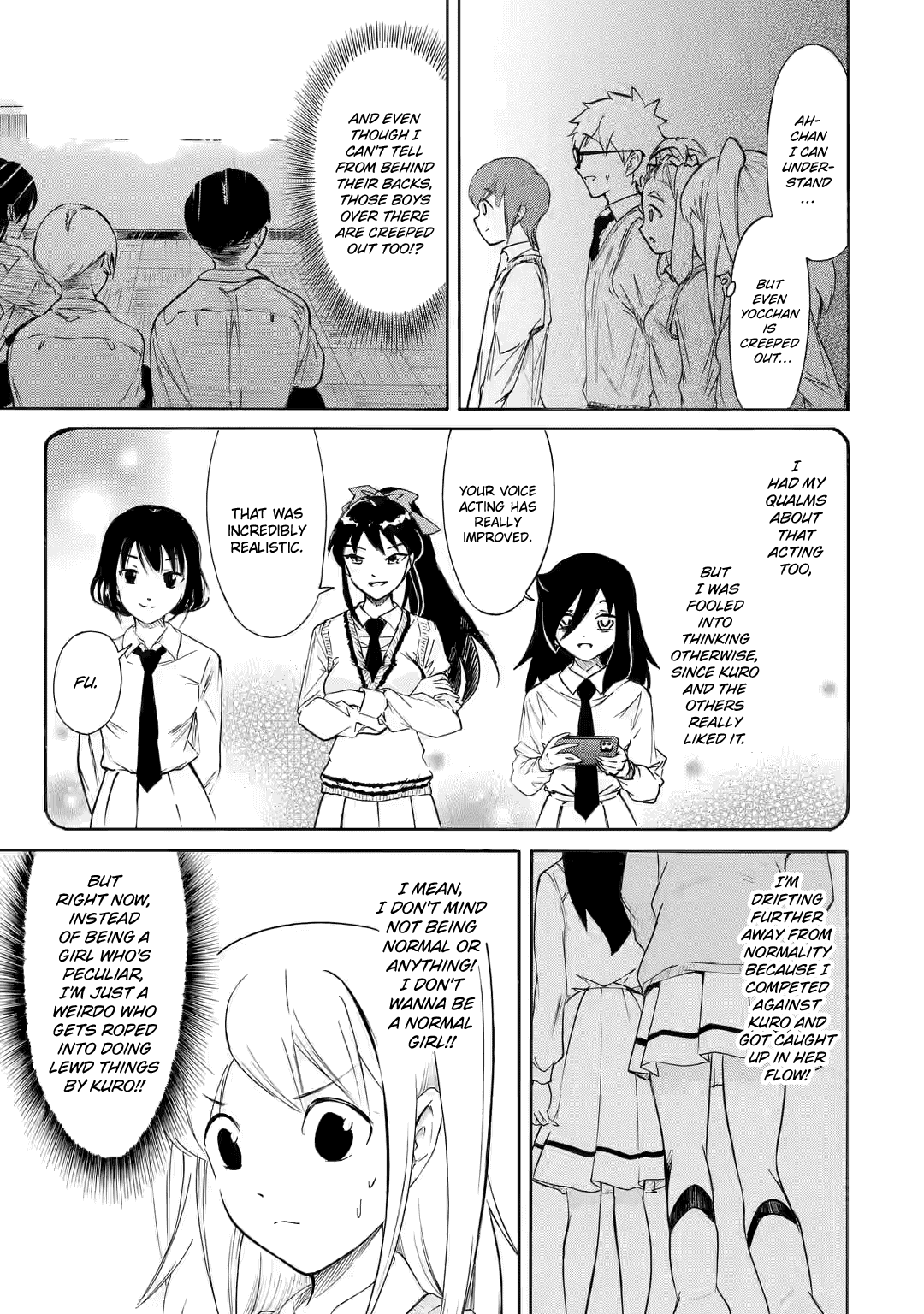 It's Not My Fault That I'm Not Popular! Chapter 206 page 3 - Chapter 206: Since I'm Not Popular, I'll Do Lewd Acting