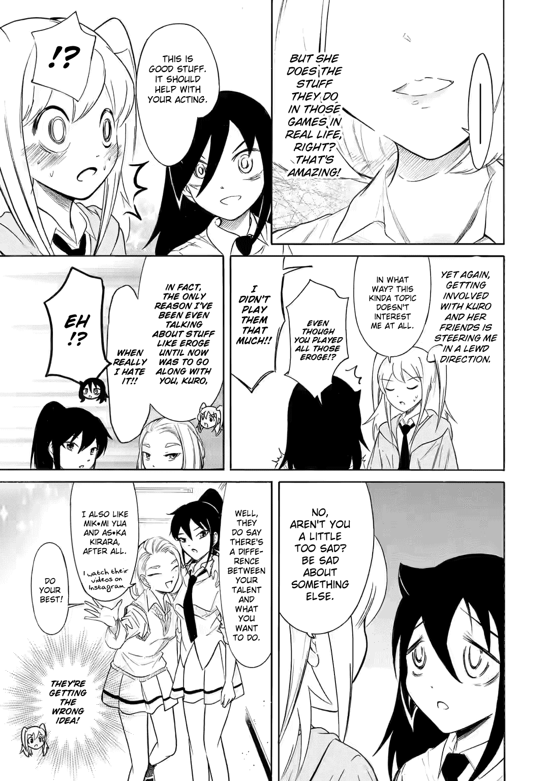 It's Not My Fault That I'm Not Popular! Chapter 206 page 7 - Chapter 206: Since I'm Not Popular, I'll Do Lewd Acting