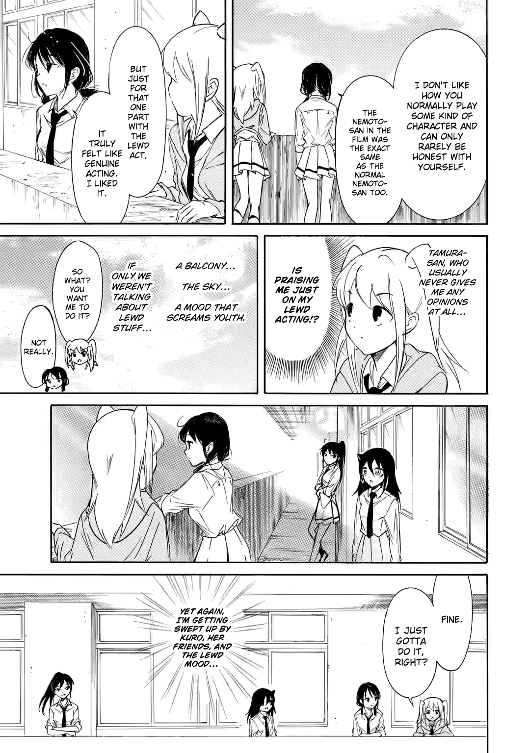 It's Not My Fault That I'm Not Popular! Chapter 206 page 9 - Chapter 206: Since I'm Not Popular, I'll Do Lewd Acting