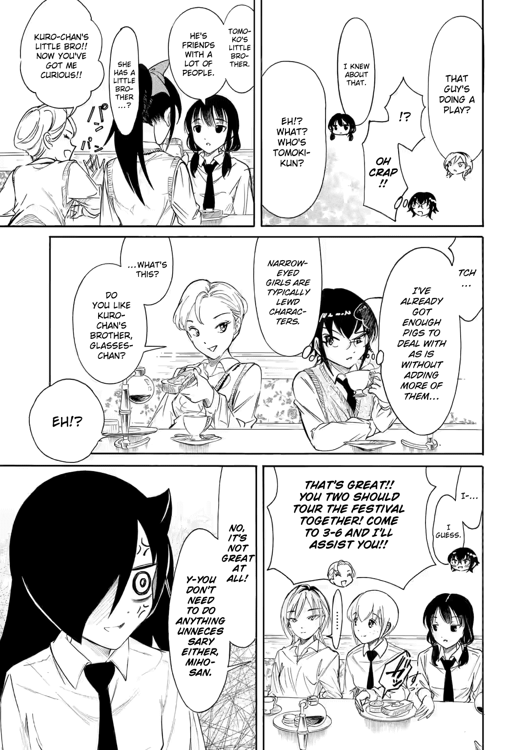 It's Not My Fault That I'm Not Popular! Chapter 209.2 page 8 - Chapter 209.2: Since I'm Not Popular, It's a Baseball Chapter (Part 2)