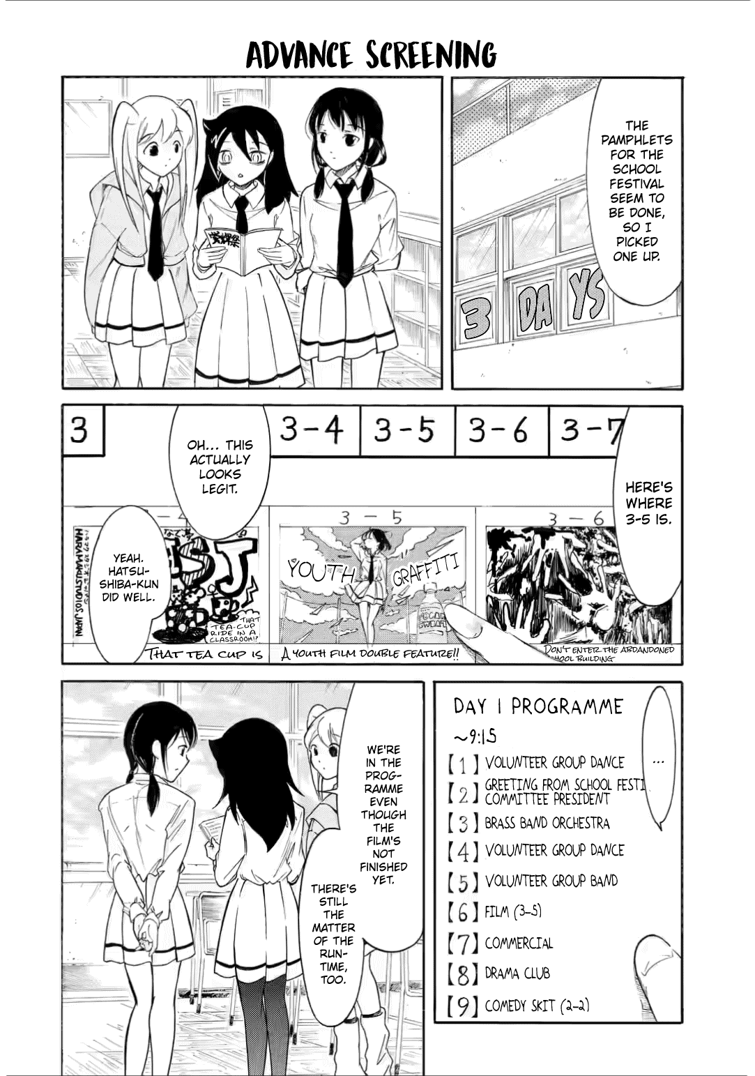 It's Not My Fault That I'm Not Popular! Chapter 210.3 page 12 - Chapter 210.3: Since I'm Not Popular, I'll Prepare For the School Festival (Part 3)