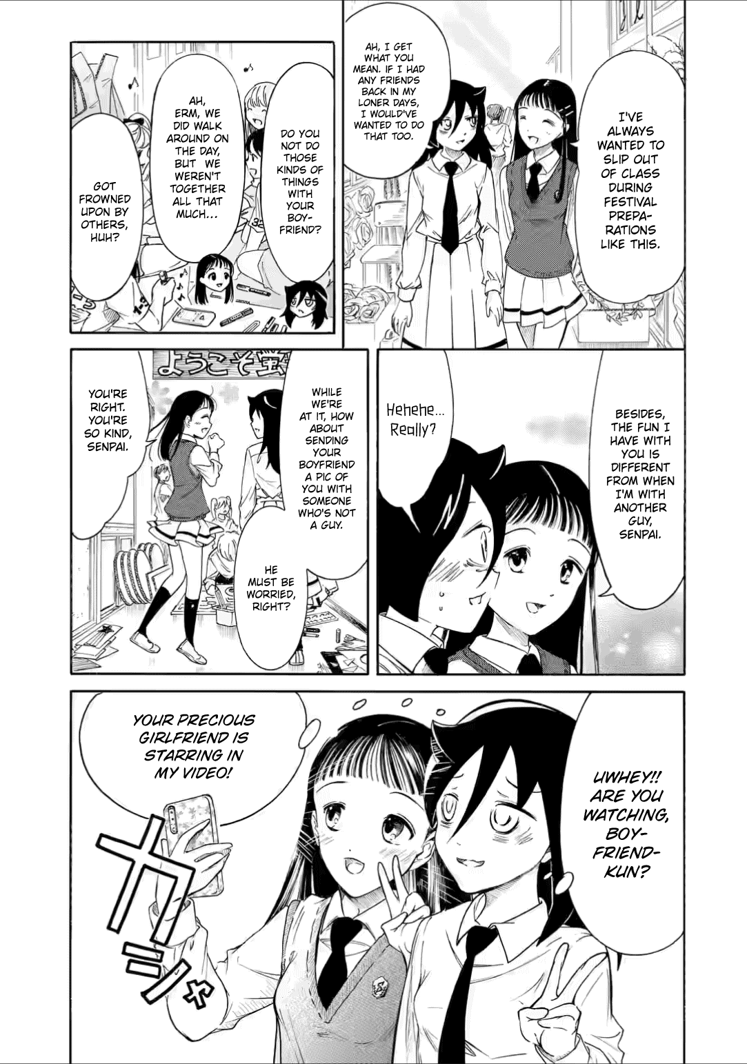 It's Not My Fault That I'm Not Popular! Chapter 210.3 page 9 - Chapter 210.3: Since I'm Not Popular, I'll Prepare For the School Festival (Part 3)