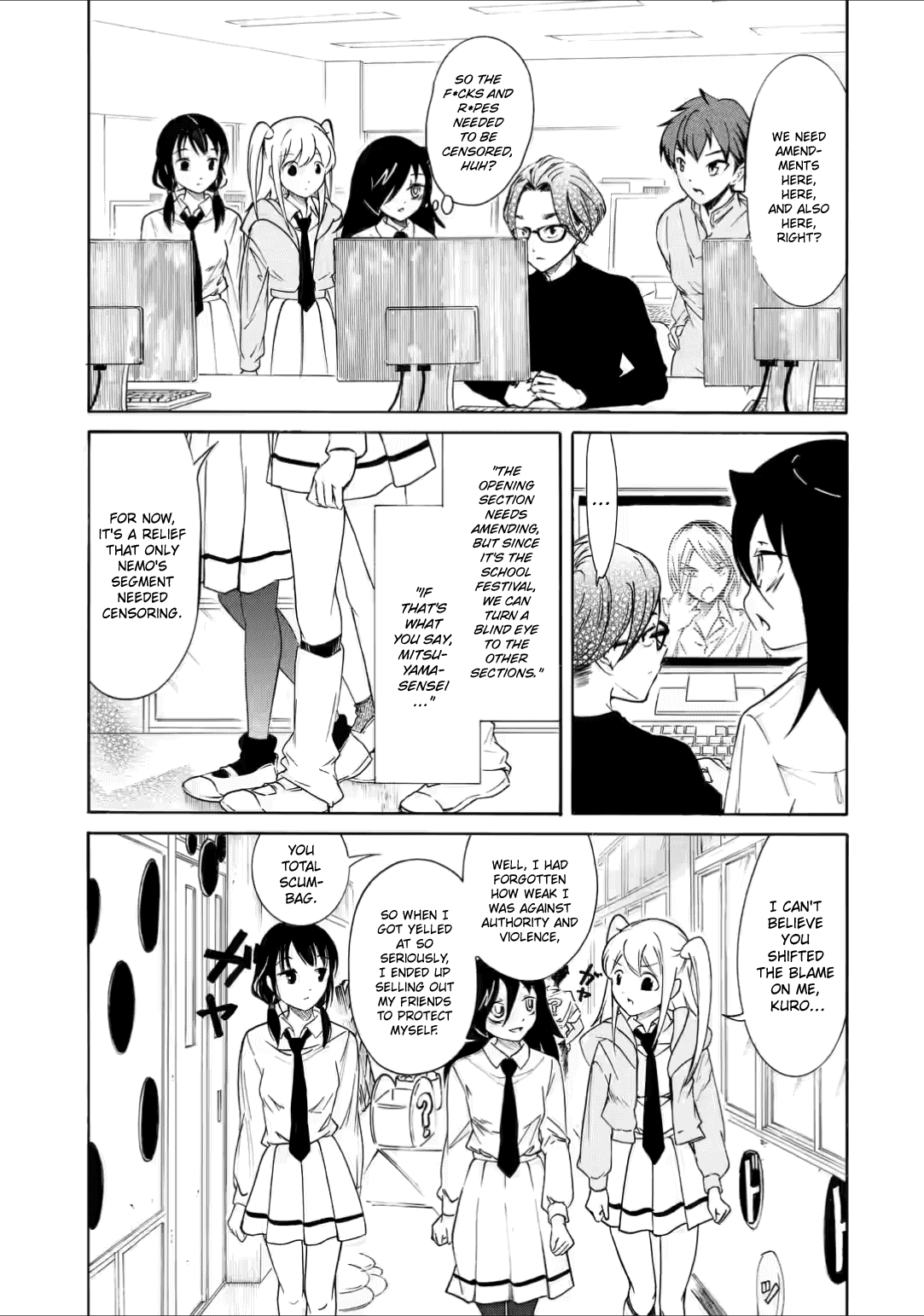 It's Not My Fault That I'm Not Popular! Chapter 211 page 3 - Chapter 211: Since I'm Not Popular, There's Betrayal Afoot