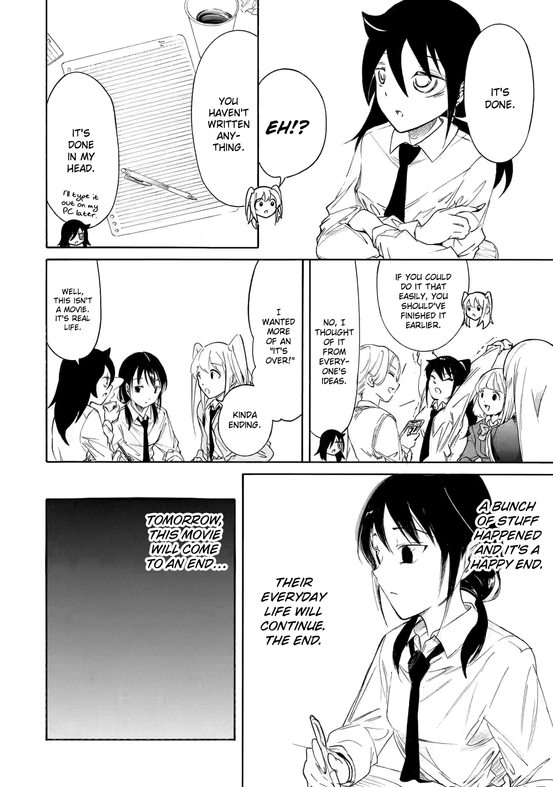 It's Not My Fault That I'm Not Popular! Chapter 212 page 12 - Chapter 212: Since I'm Not Popular, It's the Last Scene