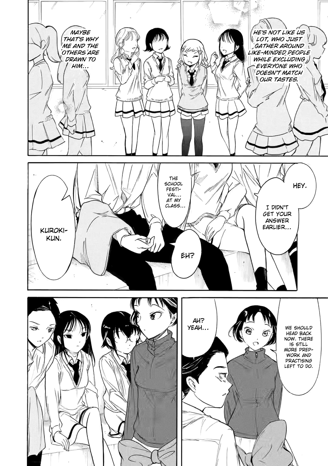It's Not My Fault That I'm Not Popular! Chapter 213.2 page 7 - Chapter 213.2: Since I'm Not Popular, It's the Day Before the School Festival (Part 2)