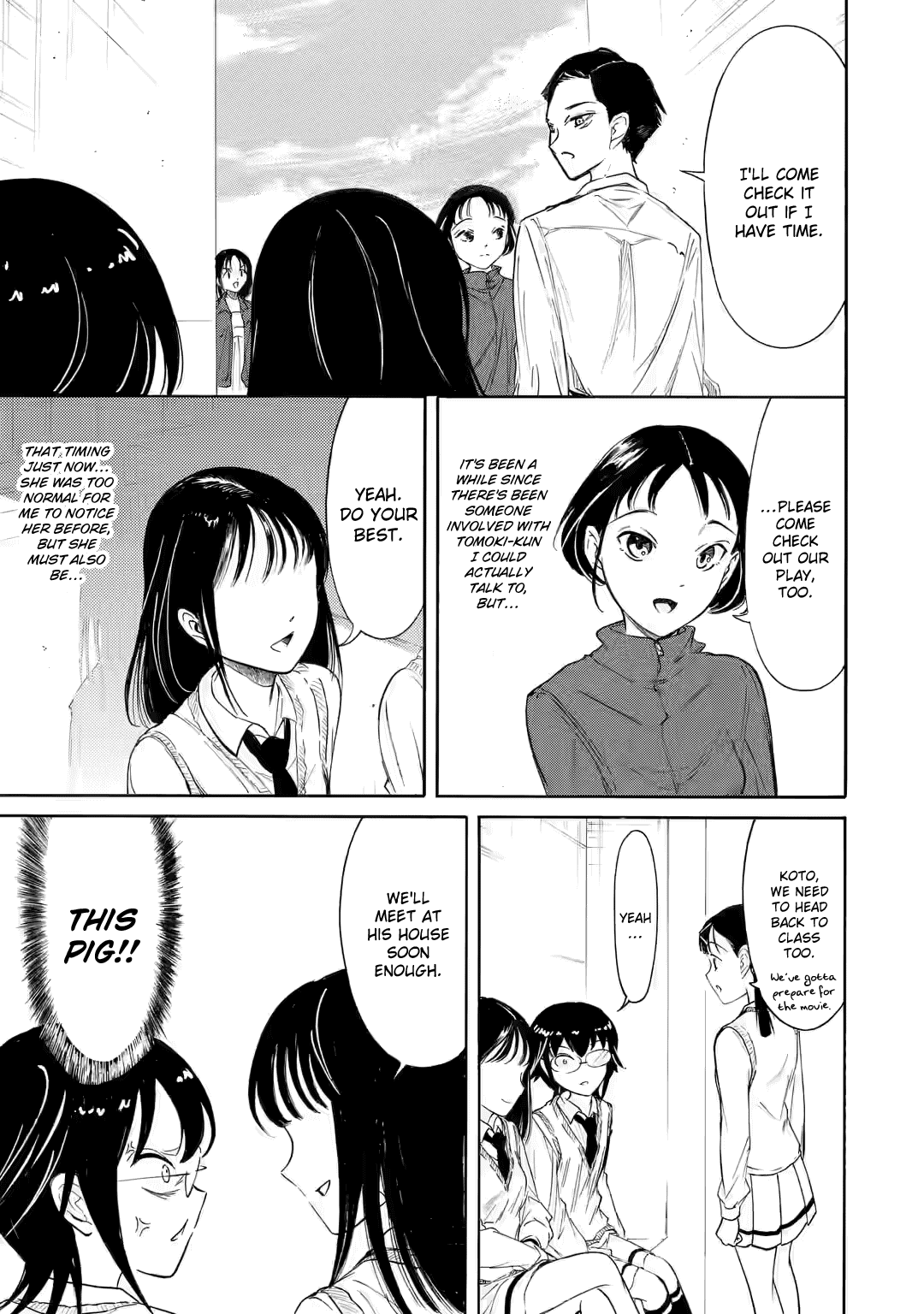 It's Not My Fault That I'm Not Popular! Chapter 213.2 page 8 - Chapter 213.2: Since I'm Not Popular, It's the Day Before the School Festival (Part 2)