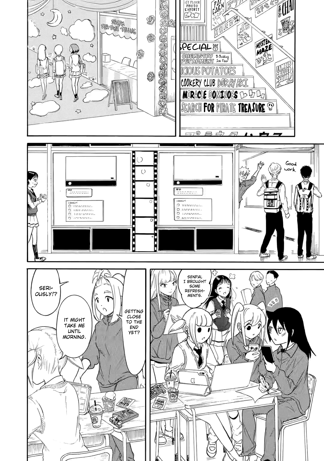It's Not My Fault That I'm Not Popular! Chapter 213.3 page 11 - Chapter 213.3: Since I'm Not Popular, It's the Day Before the School Festival (Part 3)