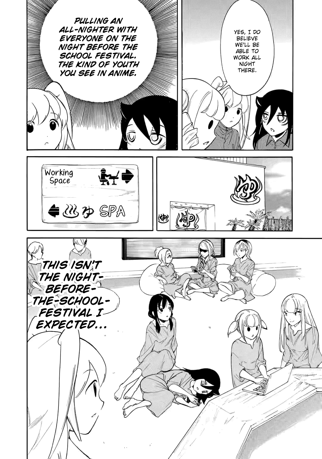 It's Not My Fault That I'm Not Popular! Chapter 213.3 page 13 - Chapter 213.3: Since I'm Not Popular, It's the Day Before the School Festival (Part 3)