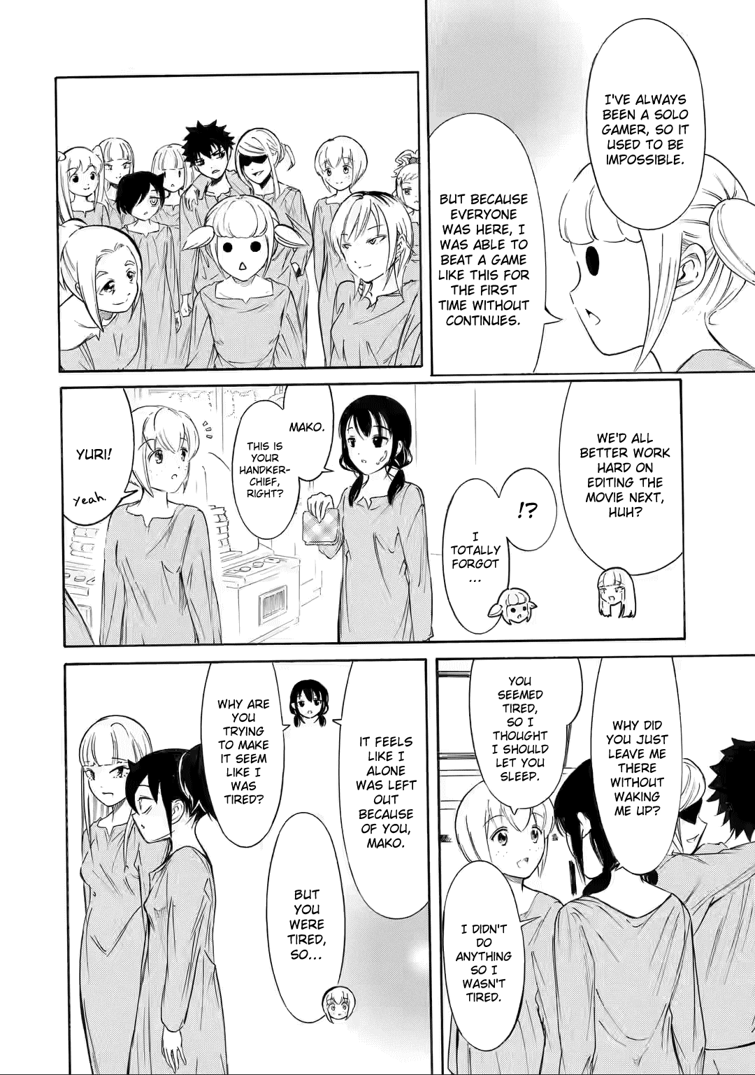 It's Not My Fault That I'm Not Popular! Chapter 214.3 page 10 - Chapter 214.3: Since I'm Not Popular, It's the Night Before (Part 3)