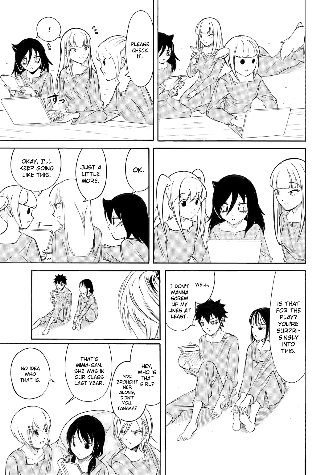 It's Not My Fault That I'm Not Popular! Chapter 214.3 page 11 - Chapter 214.3: Since I'm Not Popular, It's the Night Before (Part 3)