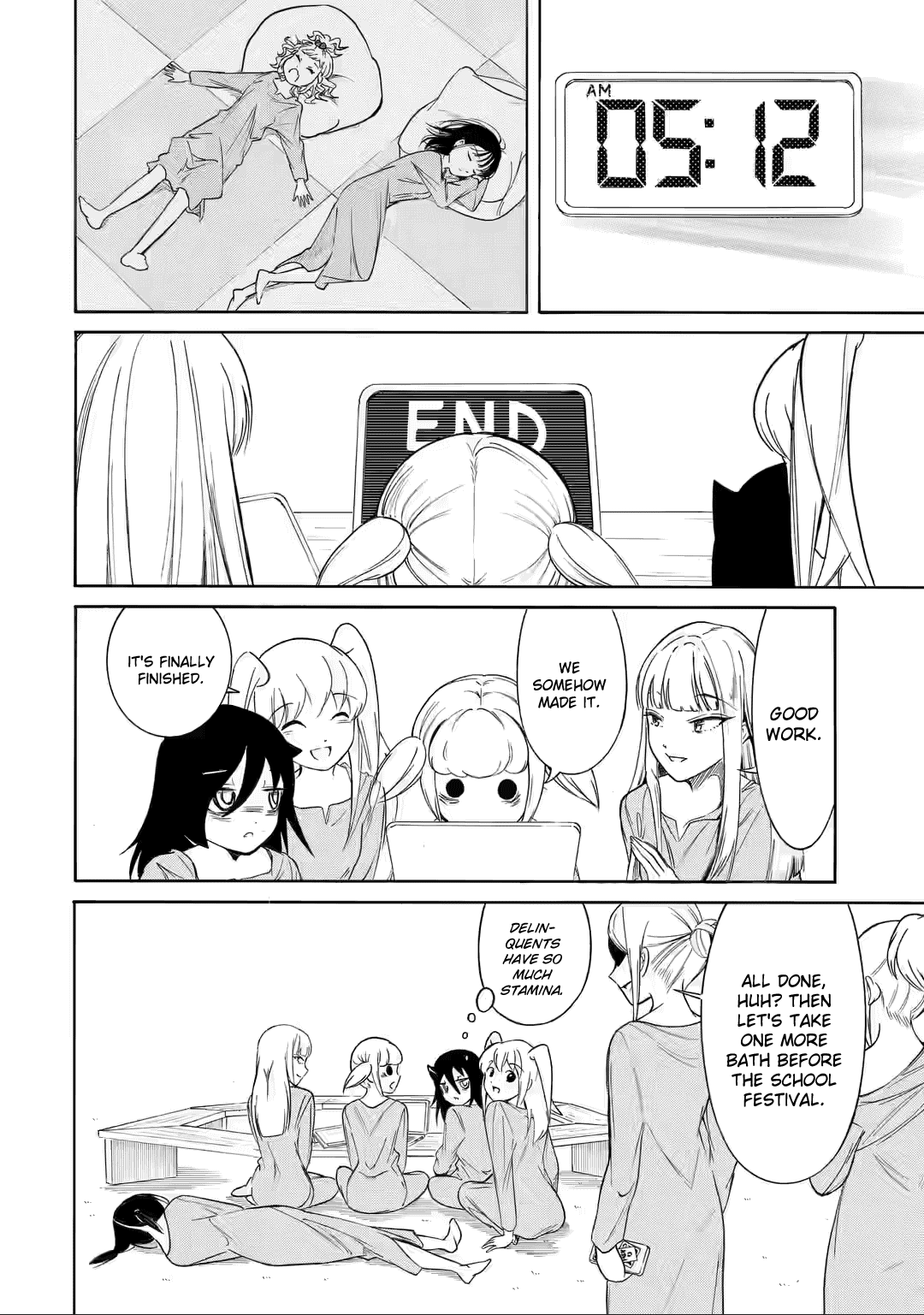 It's Not My Fault That I'm Not Popular! Chapter 214.3 page 14 - Chapter 214.3: Since I'm Not Popular, It's the Night Before (Part 3)